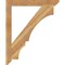 Ekena Millwork Balboa Slat Rough Sawn Bracket, Western Red Cedar, 4"W x 38"D x 46"H BKT04X38X46BOA06RWR - alternate 2